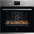 Electrolux KOMFP46X2 serie 500 Forno elettrico multifunzione cm. 60, 72 litri, pirolitico, display e manopole a scomparsa, cottura AirFry, inox anti-impronta