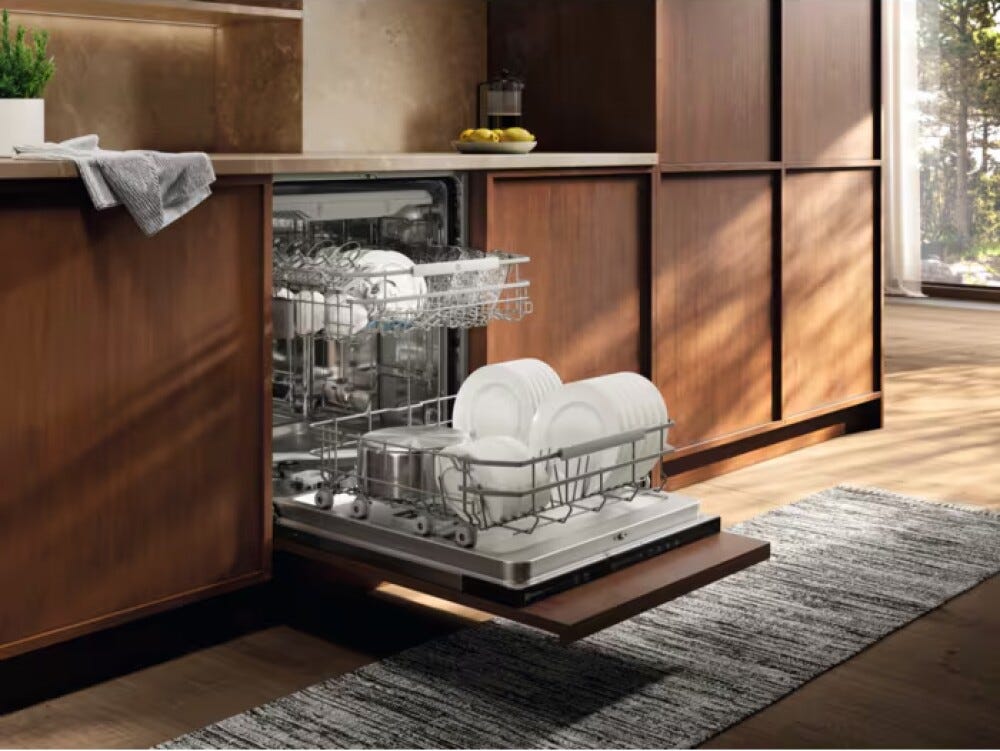 Electrolux KL72A201S serie 700 Lavastoviglie integrata totale cm. 60, 14 coperti, Tecnologia AirDry, QuickSelect, WiFi, terzo cestello FlexiMax, classe A