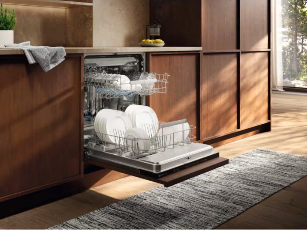 Electrolux KL62B201S serie 600 Lavastoviglie integrata totale cm. 60, 14 coperti, Tecnologia AirDry, display QuickSelect, braccio irroratore 360Clean, terzo cestello, classe B