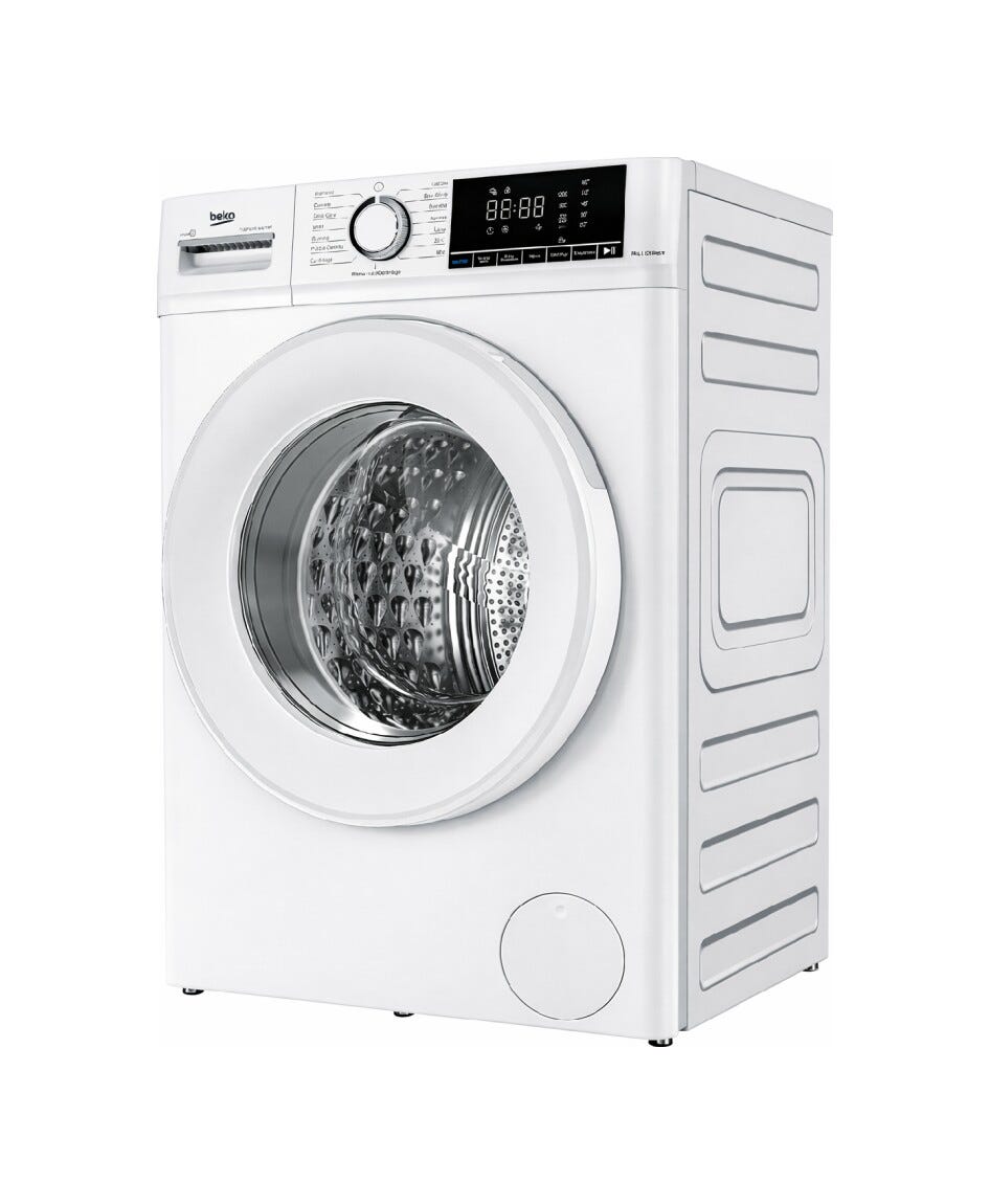 Beko BMX7126DB Lavatrice a libera installazione SteamCure 7 kg, 1200 giri, motore ProSmart Inverter, classe energetica A