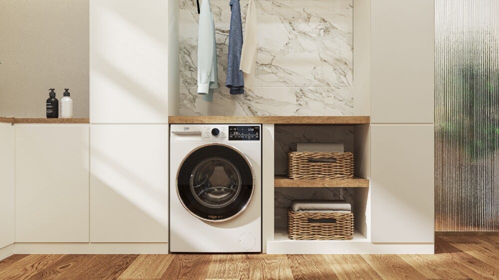 Beko 7004840083 Lavatrice a libera installazione 8 kg, 1400 giri, motore ProSmart Inverter, classe energetica A