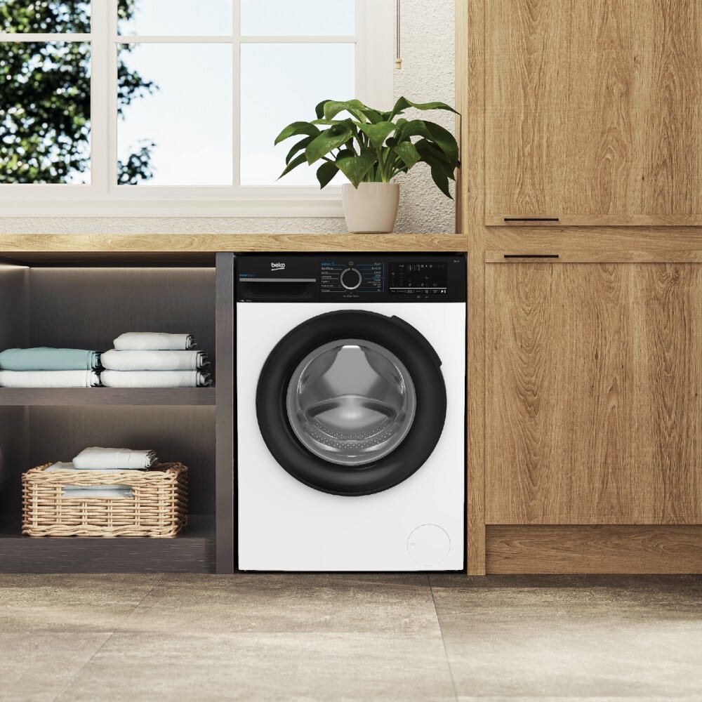 Beko G9149DB Lavatrice a libera installazione 9 kg, 1400 giri, motore ProSmart Inverter, SteamCure, classe energetica A