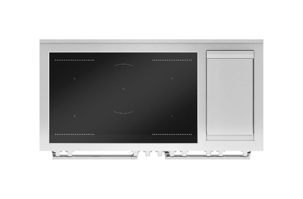 Bertazzoni MAS125I2EXT2 Master Cucina da accosto 120 cm, 5 zone induzione + piastra, doppio forno elettrico, inox