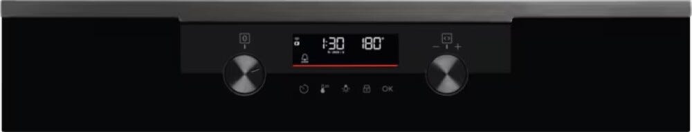 Electrolux KODDP66WH serie 500 Forno elettrico multifunzione cm. 60, 72 litri, pulizia pirolitica, WiFi, funzione vapore, manopole a scomparsa, nero