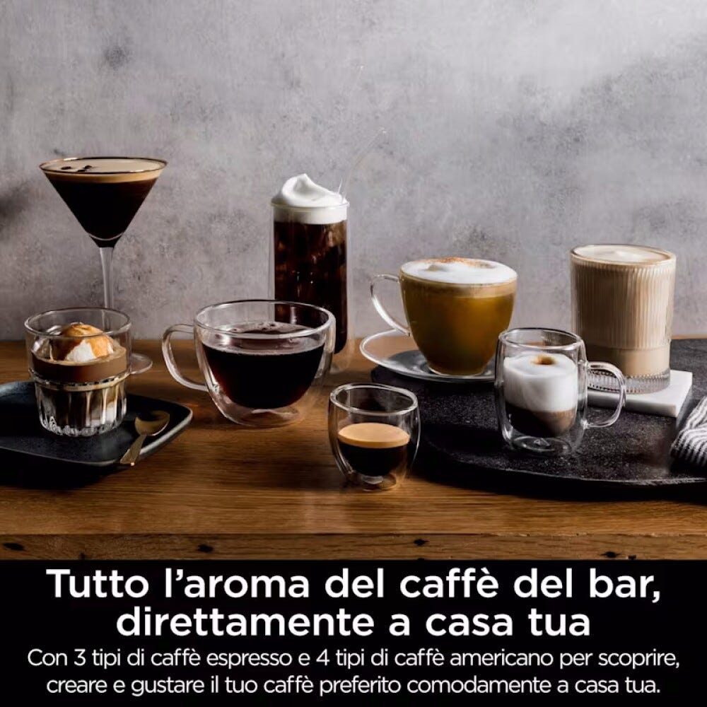 Ninja ES601EU Ninja Luxe Café Premier Macchina da caffè, Espresso, cappuccino, latte, 19 bar, Auto-iQ