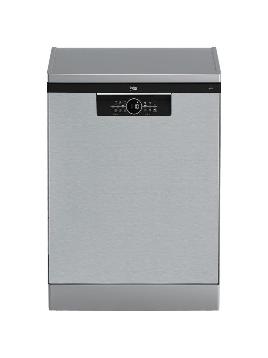 Beko BDFN26540X Lavastoviglie a libera installazione 60 cm, 15 coperti, AutoDose, 6 programmi, motore inverter, classe energetica C
