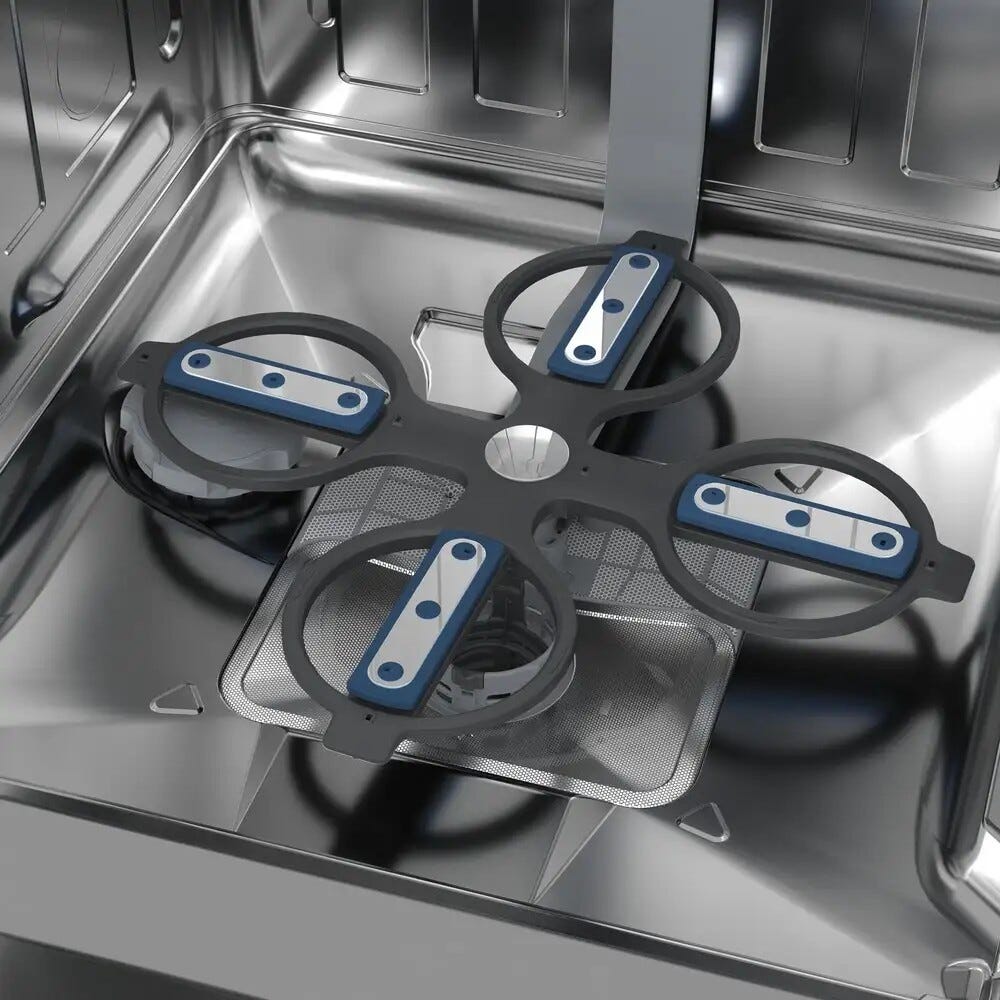 Beko BDFN26540X Lavastoviglie a libera installazione 60 cm, 15 coperti, AutoDose, 6 programmi, motore inverter, classe energetica C