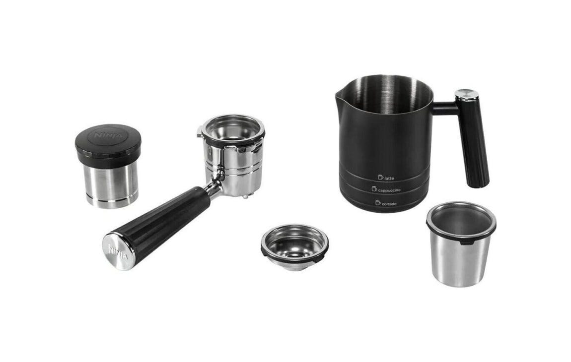Ninja ES601EUBK Macchina da caffè 3 in 1, erogazione automatica, design premium, Nero