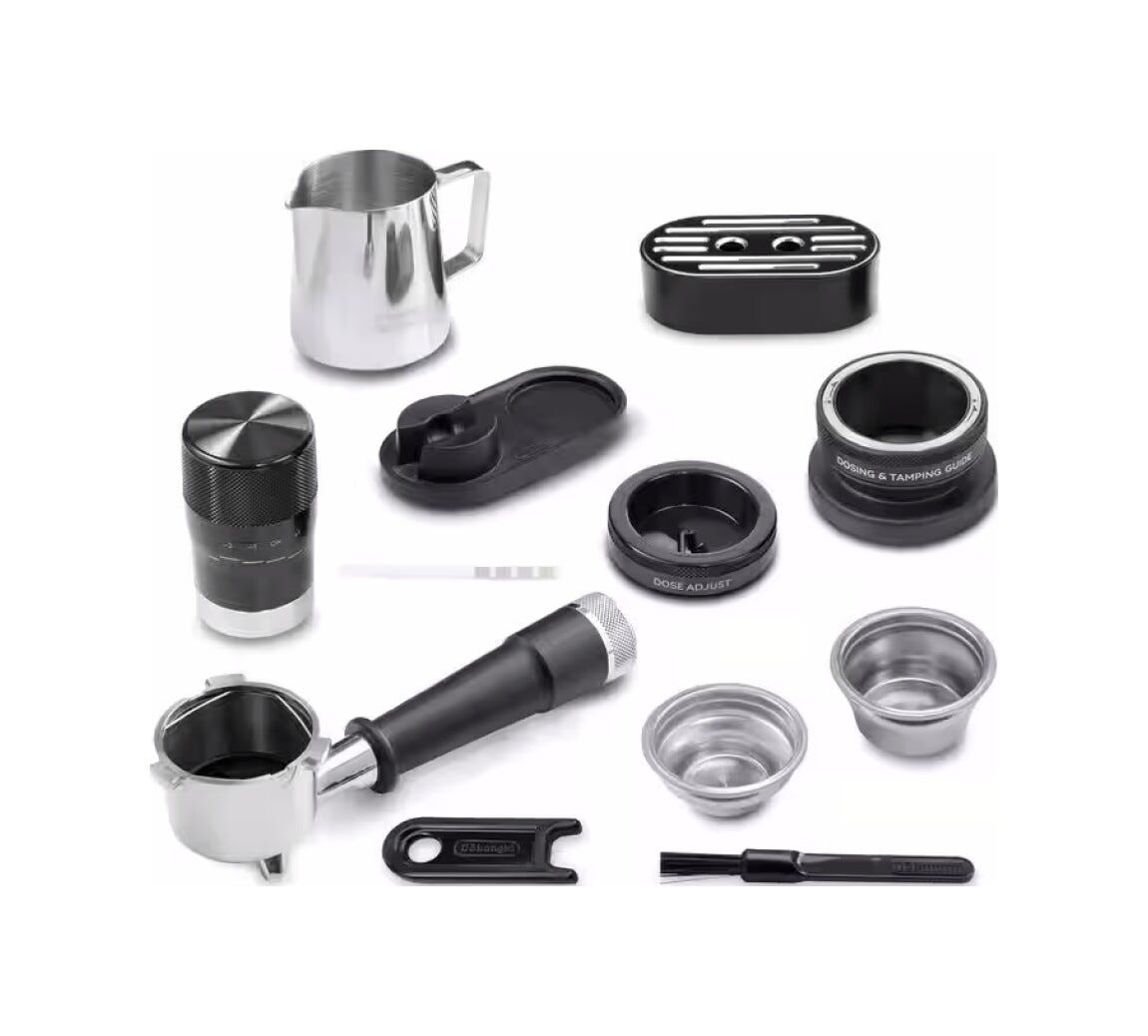 De Longhi EC9455.M La Specialista Touch Macchina da caffè, espresso manuale, macinacaffè integrato, LatteCrema Hot, controllo temperatura