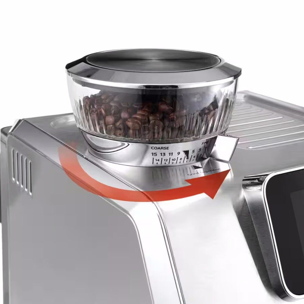 De Longhi EC9455.M La Specialista Touch Macchina da caffè, espresso manuale, macinacaffè integrato, LatteCrema Hot, controllo temperatura