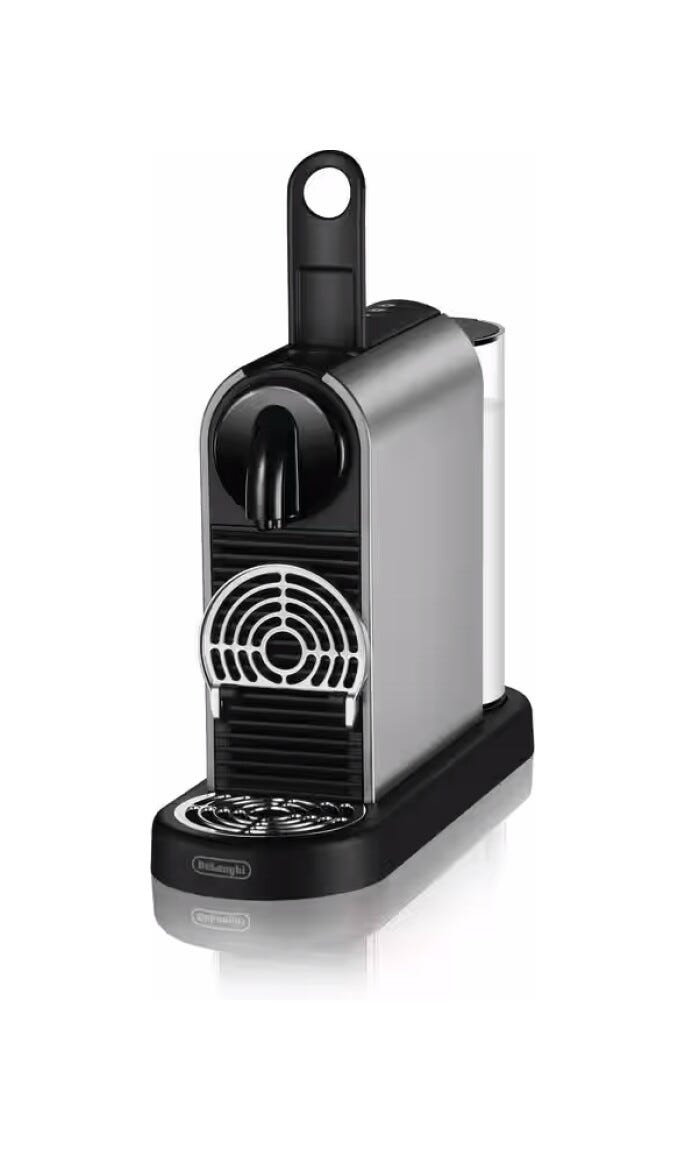 De Longhi EN220.T Citiz Macchina da caffè, 19 bar, design compatto, funzione Flow Stop
