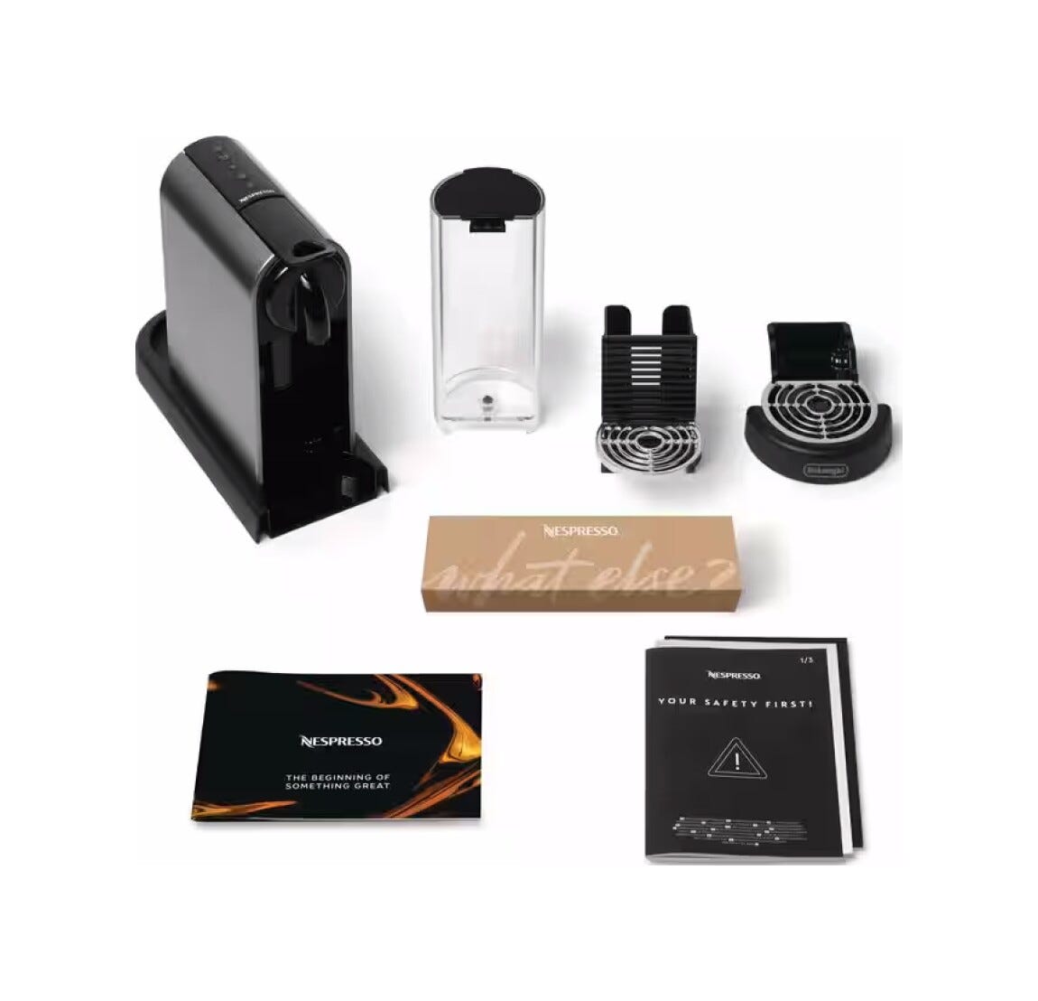 De Longhi EN220.T Citiz Macchina da caffè, 19 bar, design compatto, funzione Flow Stop