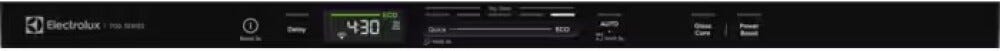 Electrolux KL72B100S serie 700 Lavastoviglie integrata totale, serie 700, 60 cm 13 coperti, AirDry e WaterSmart, cruscotto nero LED/LCD bianchi