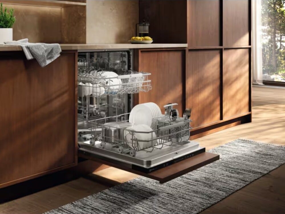 Electrolux KL72B100S serie 700 Lavastoviglie integrata totale, serie 700, 60 cm 13 coperti, AirDry e WaterSmart, cruscotto nero LED/LCD bianchi
