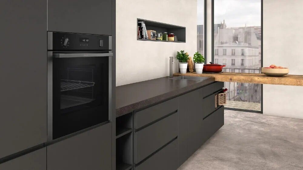 Neff OUTLET B2ACH7AG0 Forno elettrico pirolitico cm. 59 - grigio grafite - ARTICOLO EXPO PRIVO DI IMBALLO ORIGINALE