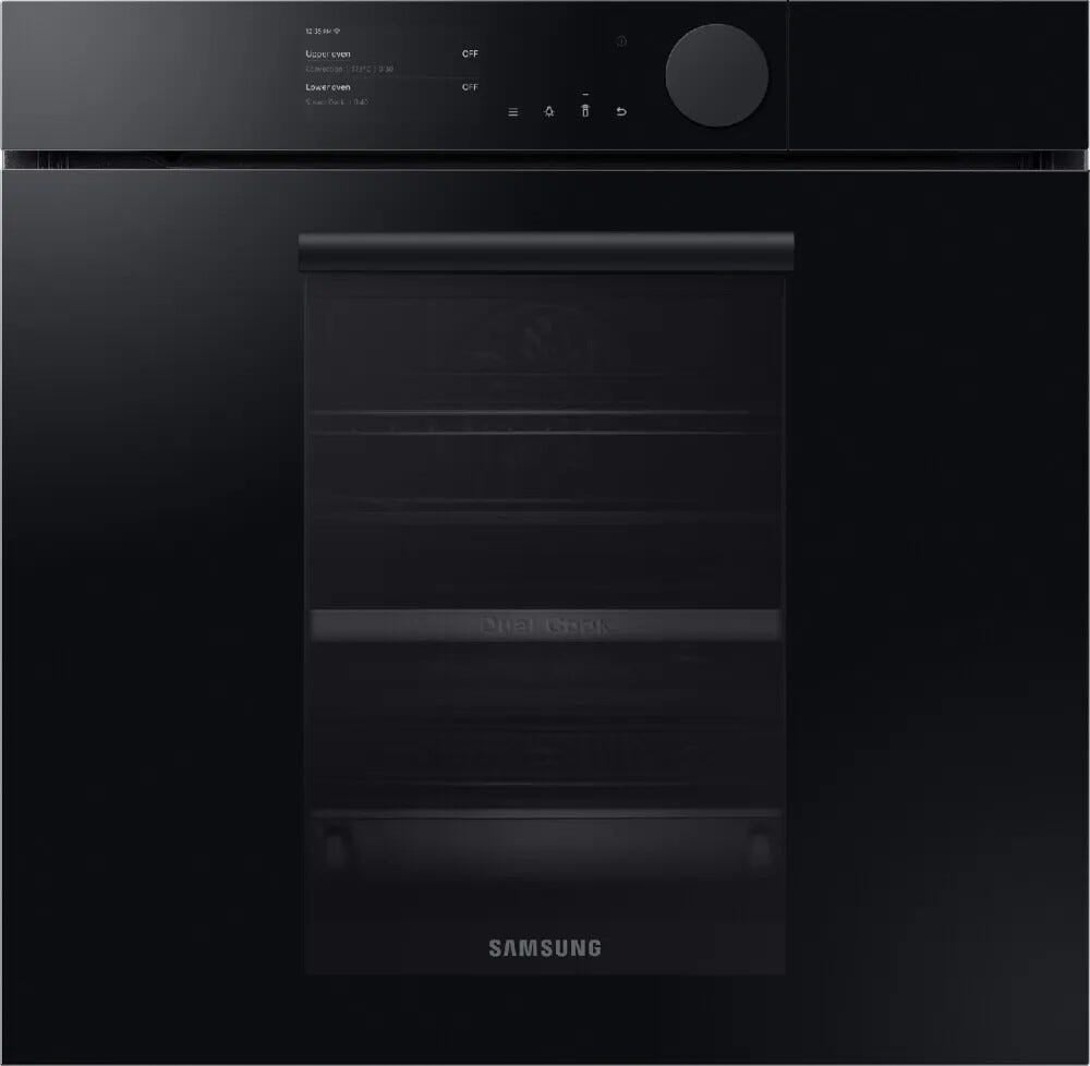 Samsung OUTLET NV75T8979RK Forno incasso a vapore, Dual Cook, 75 litri, Wi-Fi, pulizia pirolitica, classe A+, nero lucido - ARTICOLO EXPO PRIVO DI IMBALLO ORIGINALE