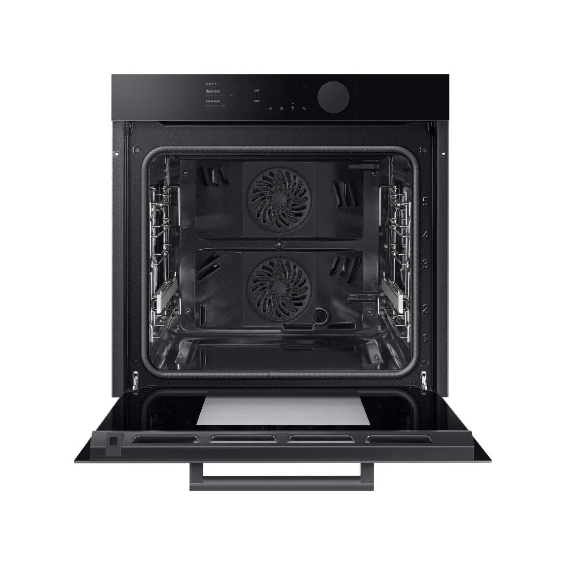 Samsung OUTLET NV75T8979RK Forno incasso a vapore, Dual Cook, 75 litri, Wi-Fi, pulizia pirolitica, classe A+, nero lucido - ARTICOLO EXPO PRIVO DI IMBALLO ORIGINALE
