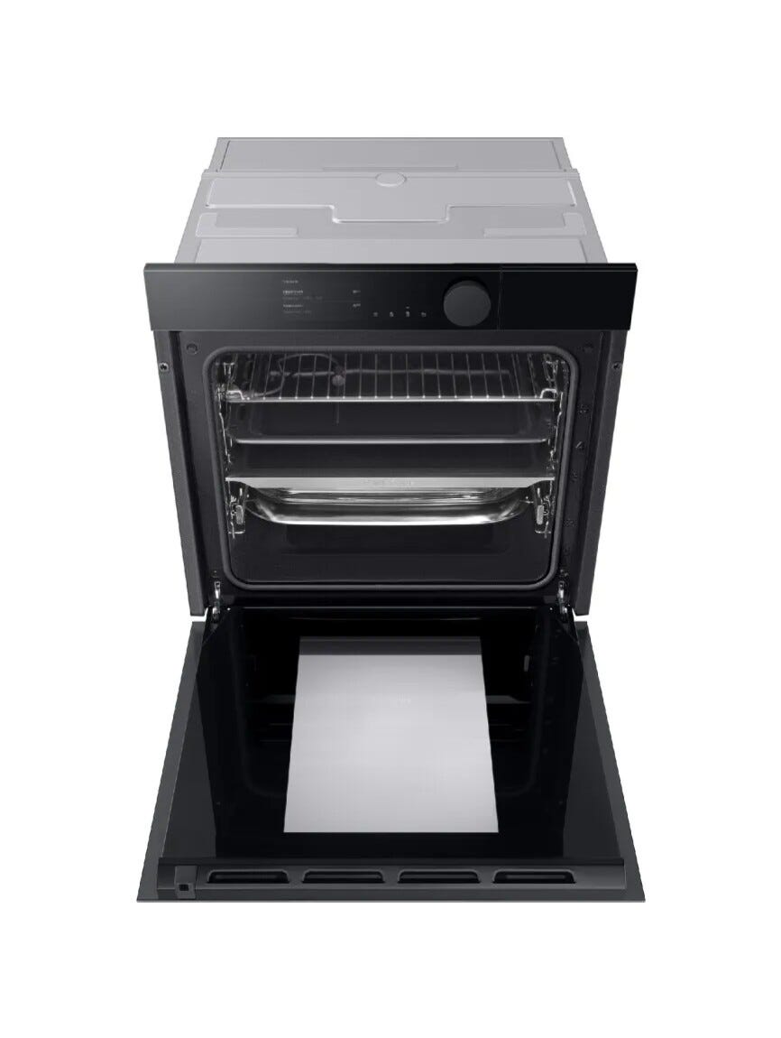 Samsung OUTLET NV75T8979RK Forno incasso a vapore, Dual Cook, 75 litri, Wi-Fi, pulizia pirolitica, classe A+, nero lucido - ARTICOLO EXPO PRIVO DI IMBALLO ORIGINALE