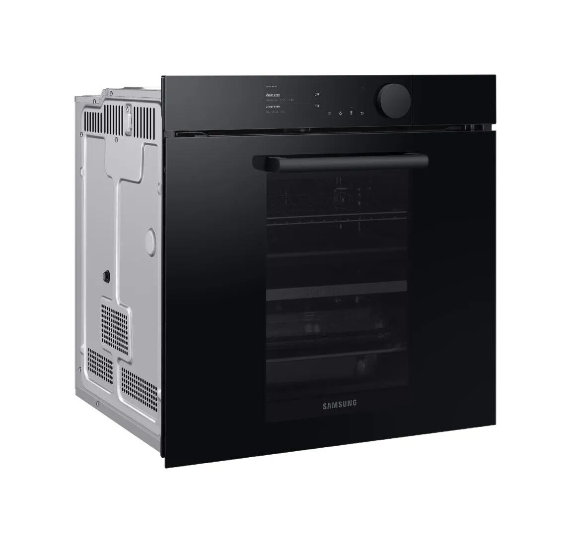 Samsung OUTLET NV75T8979RK Forno incasso a vapore, Dual Cook, 75 litri, Wi-Fi, pulizia pirolitica, classe A+, nero lucido - ARTICOLO EXPO PRIVO DI IMBALLO ORIGINALE