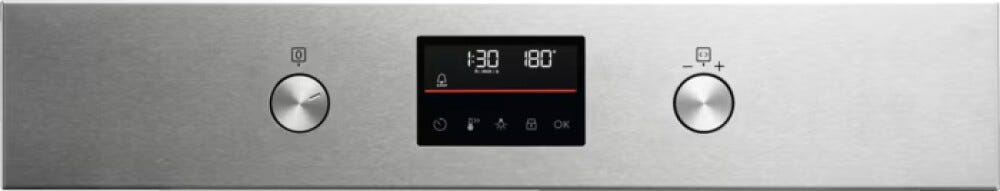 Electrolux KODFP46X serie 500 Forno elettrico multifunzione cm. 60, 72 litri, pulizia pirolitica, funzione vapore, programma pizza, manopole a scomparsa, classe A+, inox