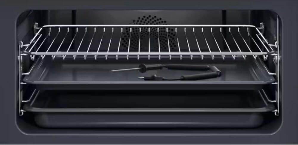 Electrolux KVLBE08WT serie 800 MealAssist Combiquick Forno combinato a microonde cm. 60, altezza 46, 44 litri, display Full Color TFT, WiFi, funzione pizza, termosonda, nero opaco