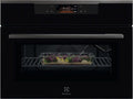 Electrolux KVLBE09H serie 800 MealAssist CombiQuick Forno combinato a microonde cm. 60, altezza 46, 44 litri, display Full Color TFT, WiFi, funzione pizza, termosonda, nero