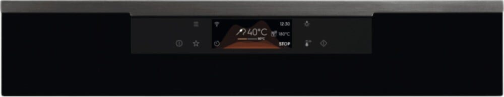 Electrolux KVLBE09H serie 800 MealAssist CombiQuick Forno combinato a microonde cm. 60, altezza 46, 44 litri, display Full Color TFT, WiFi, funzione pizza, termosonda, nero