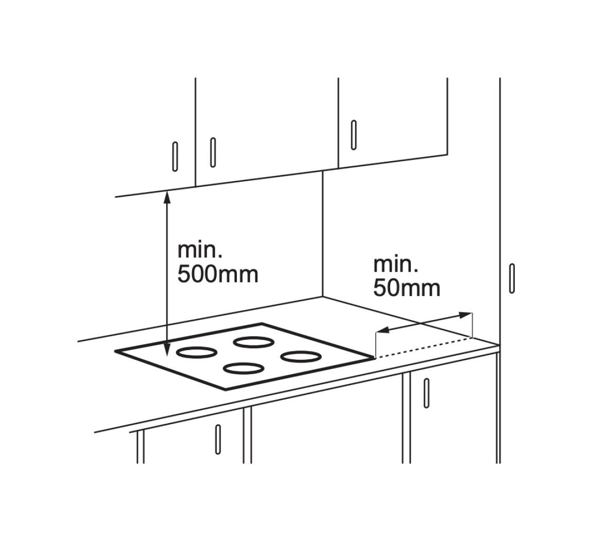 Electrolux KCC83410CK serie 600 Bridge Piano cottura a induzione con cappa integrata cm. 80, 650 m³/h, 4 zone cottura, funzione bridge, Hob2Hood, comandi slider touch, Classe A+, nero