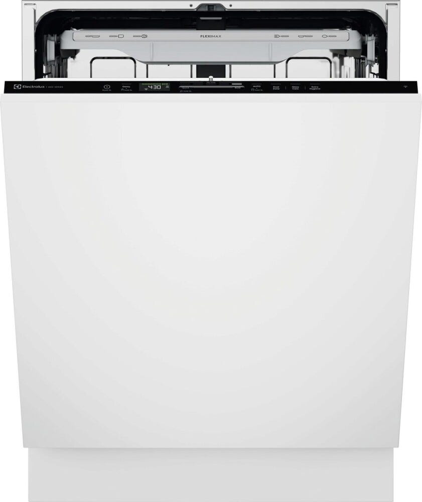Electrolux KL82X220T Lavastoviglie integrata totale cm. 60, 14 coperti, Tecnologia AirDry, DualZone, QuickSelect, terzo cestello, WiFi, classe A