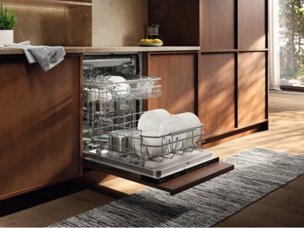 Electrolux KL82X220T Lavastoviglie integrata totale cm. 60, 14 coperti, Tecnologia AirDry, DualZone, QuickSelect, terzo cestello, WiFi, classe A