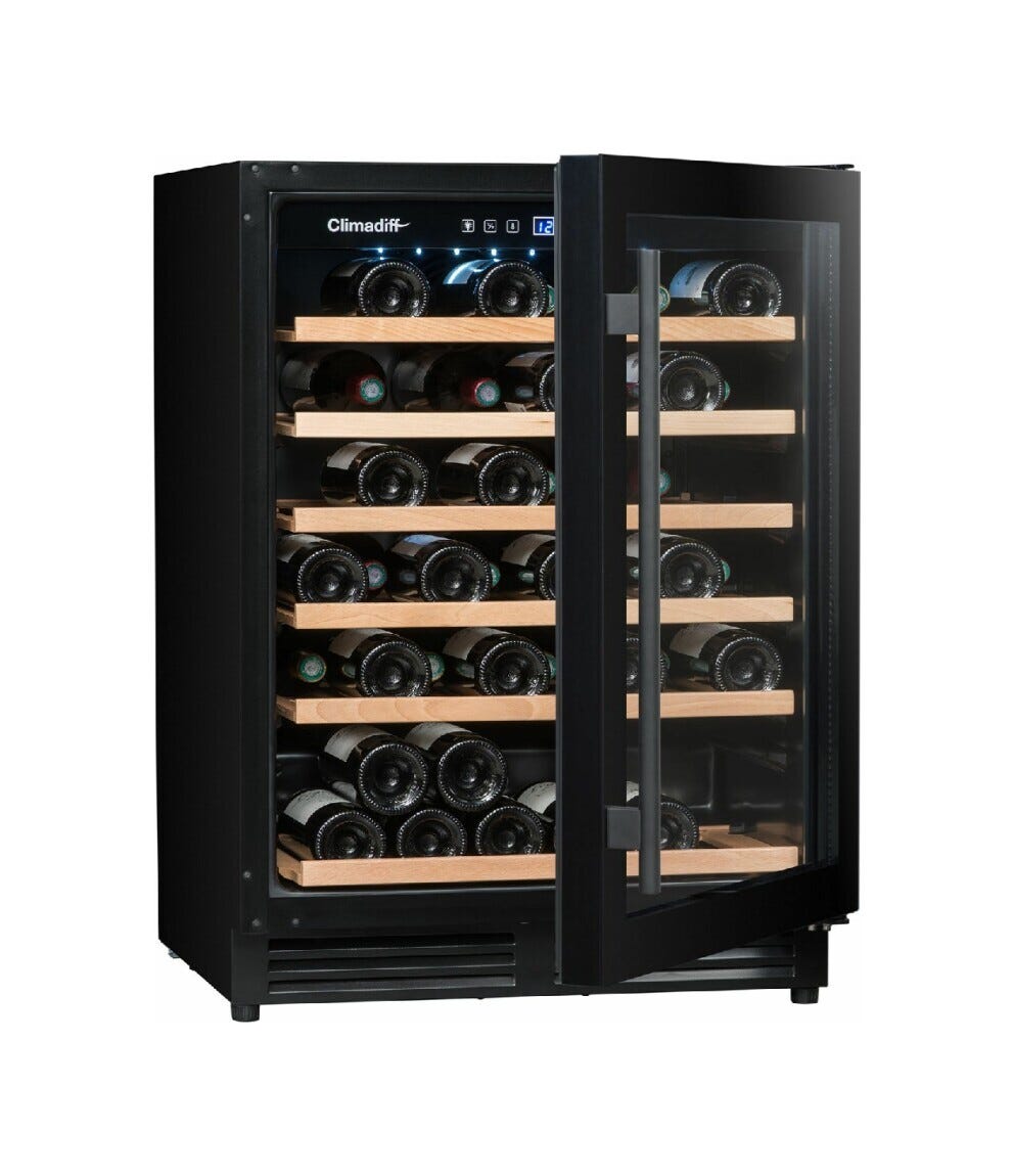 Avintage OUTLET CBU51S2B Cantina vini da incasso cm. 60, 51 bottiglie, nero - ARTICOLO EXPO PRIVO DI IMBALLO ORIGINALE