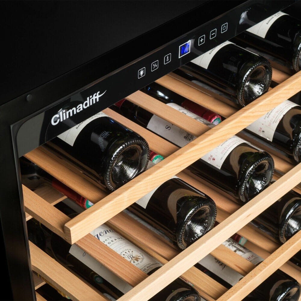 Avintage OUTLET CBU51S2B Cantina vini da incasso cm. 60, 51 bottiglie, nero - ARTICOLO EXPO PRIVO DI IMBALLO ORIGINALE