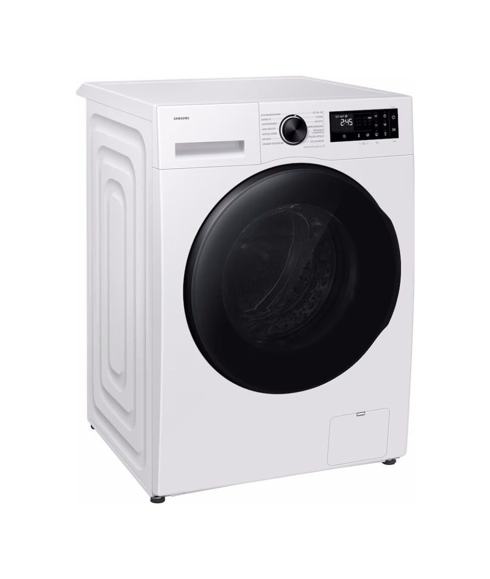 Samsung WD90HG5U34 Lavasciuga a carica frontale a libera installazione 9 kg lavaggio/6 kg asciugatura, Classe A, AI Ecobubble™, Bubble Shot, Digital Inverter, Biammco