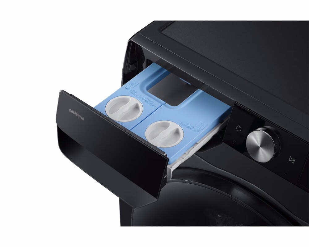 Samsung WD90HG6U94BBU3 Lavasciuga a libera installazione, 9+6 kg, AI Control, Ecobubble, Hygiene Steam, Classe A/E, nero
