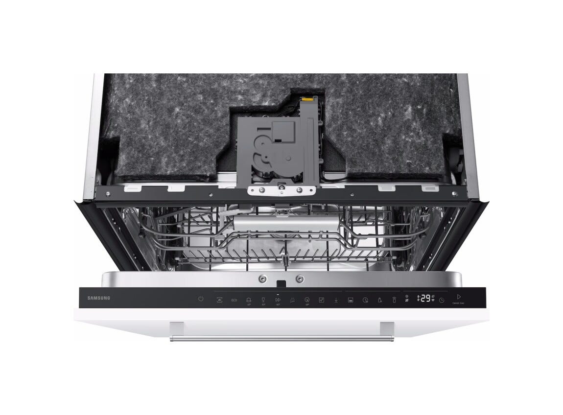 Samsung DW80H77NAB0U1 Lavastoviglie da incasso integrata totale, 14 coperti, AI Wash, 3rd Rack Washing System, Auto Open, Classe A