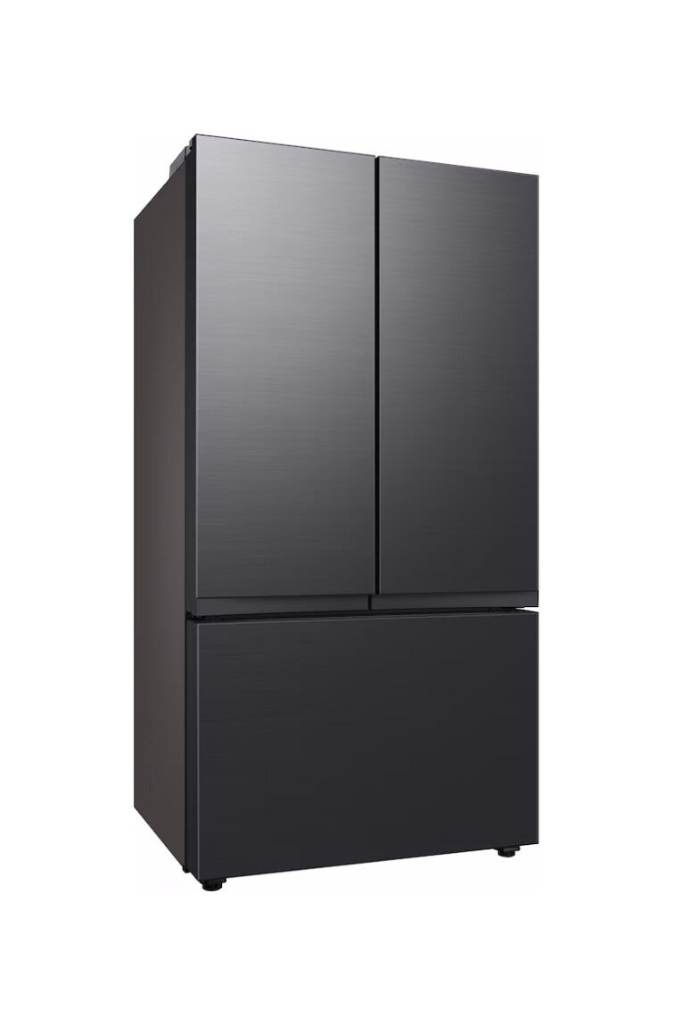 Samsung RF24BB620EB1EF Frigorifero con congelatore a libera installazione, French Door 3 porte, 674 L, SpaceMax™, Dual Ice Maker, Autofill Water Pitcher ,Nero