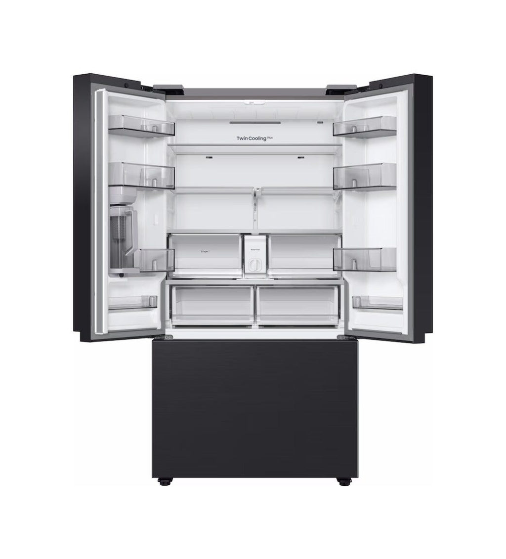 Samsung RF24BB620EB1EF Frigorifero con congelatore a libera installazione, French Door 3 porte, 674 L, SpaceMax™, Dual Ice Maker, Autofill Water Pitcher ,Nero
