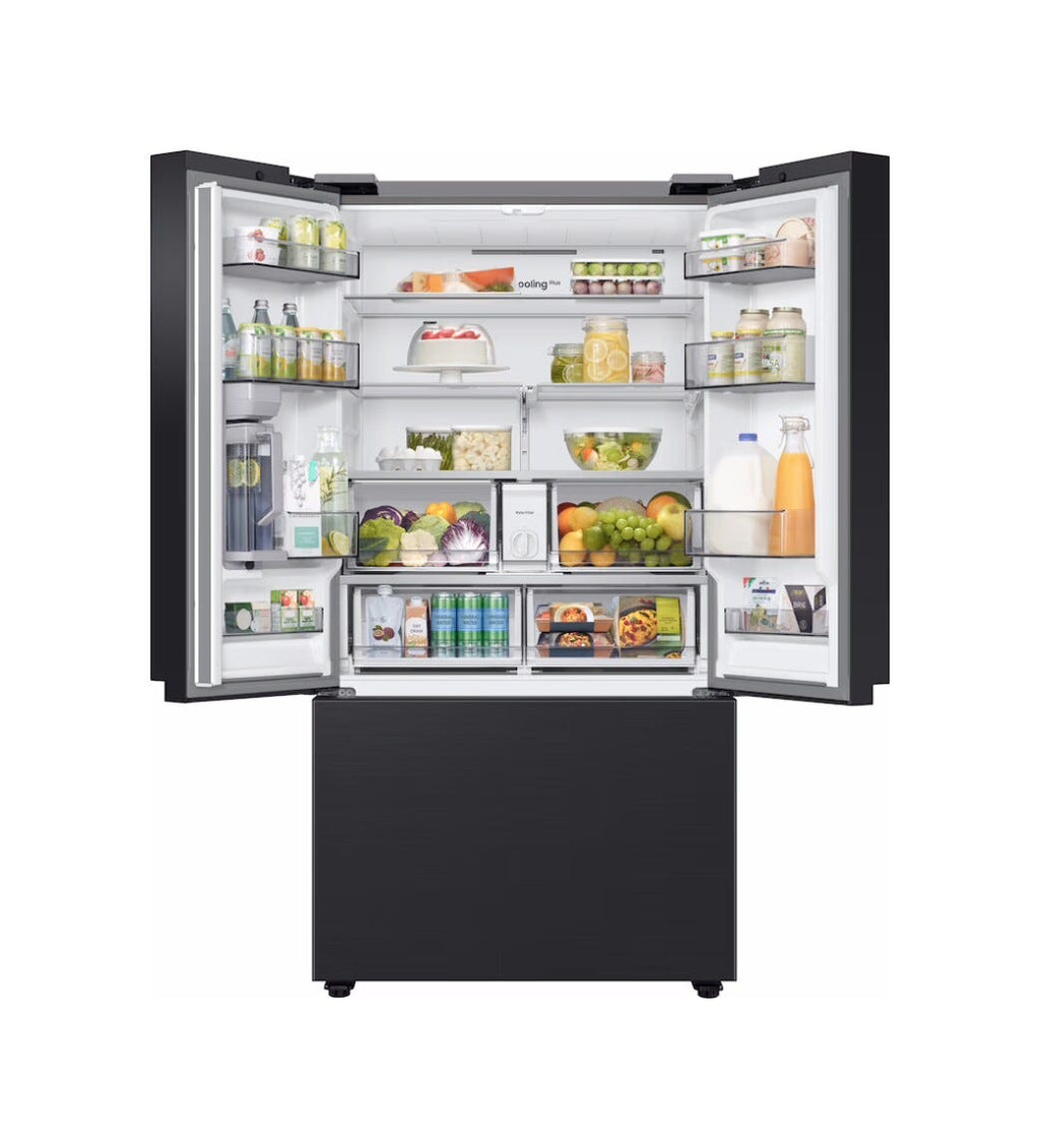 Samsung RF24BB620EB1EF Frigorifero con congelatore a libera installazione, French Door 3 porte, 674 L, SpaceMax™, Dual Ice Maker, Autofill Water Pitcher ,Nero