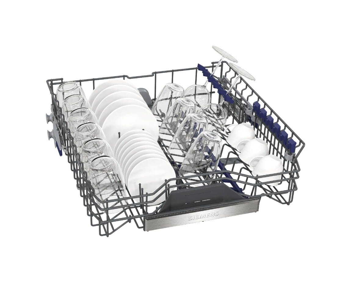 Siemens SN85EX23CE Lavastoviglie da incasso integrata totale 60 cm, 14 coperti, iQ500, autoOpen dry, flexComfort, Home Connect
