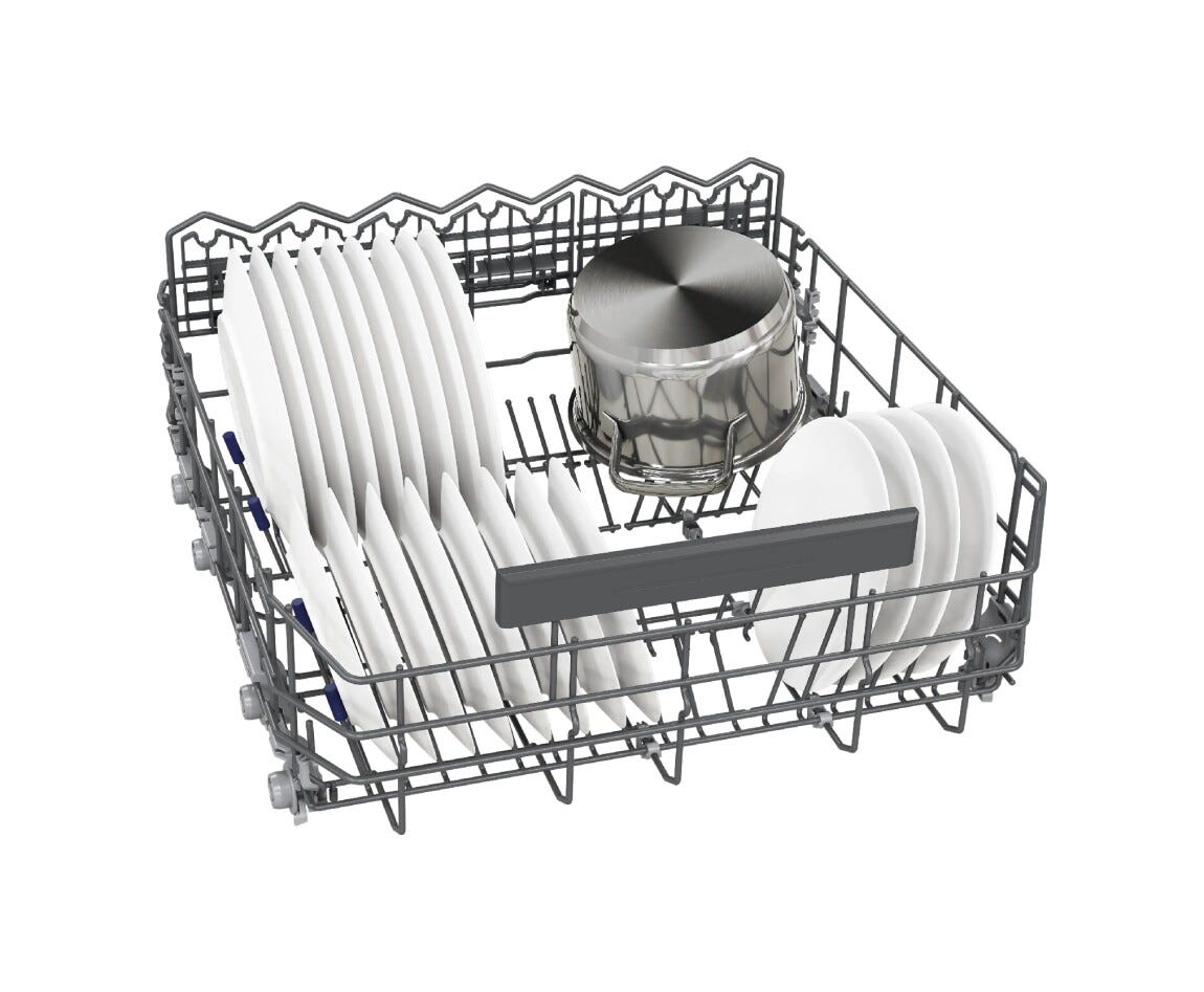 Siemens SN85EX23CE Lavastoviglie da incasso integrata totale 60 cm, 14 coperti, iQ500, autoOpen dry, flexComfort, Home Connect