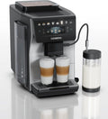 Siemens TP605EM3 Macchina da caffè automatica, quickCup, coffeeWorld, Cold Brew, Silver Metallic