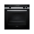 Siemens HR578GFS7F Forno combinato pirolitico da incasso, 71 L, vapore aggiuntivo, pyrolyse, cookControl30, classe A+, Nero