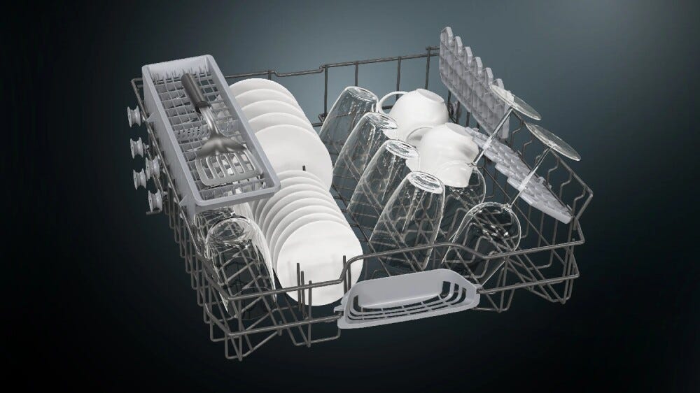 Siemens SN61HX01TE Lavastoviglie da incasso integrata totale, 60 cm, 13 coperti, Home Connect, varioSpeed Plus, classe C