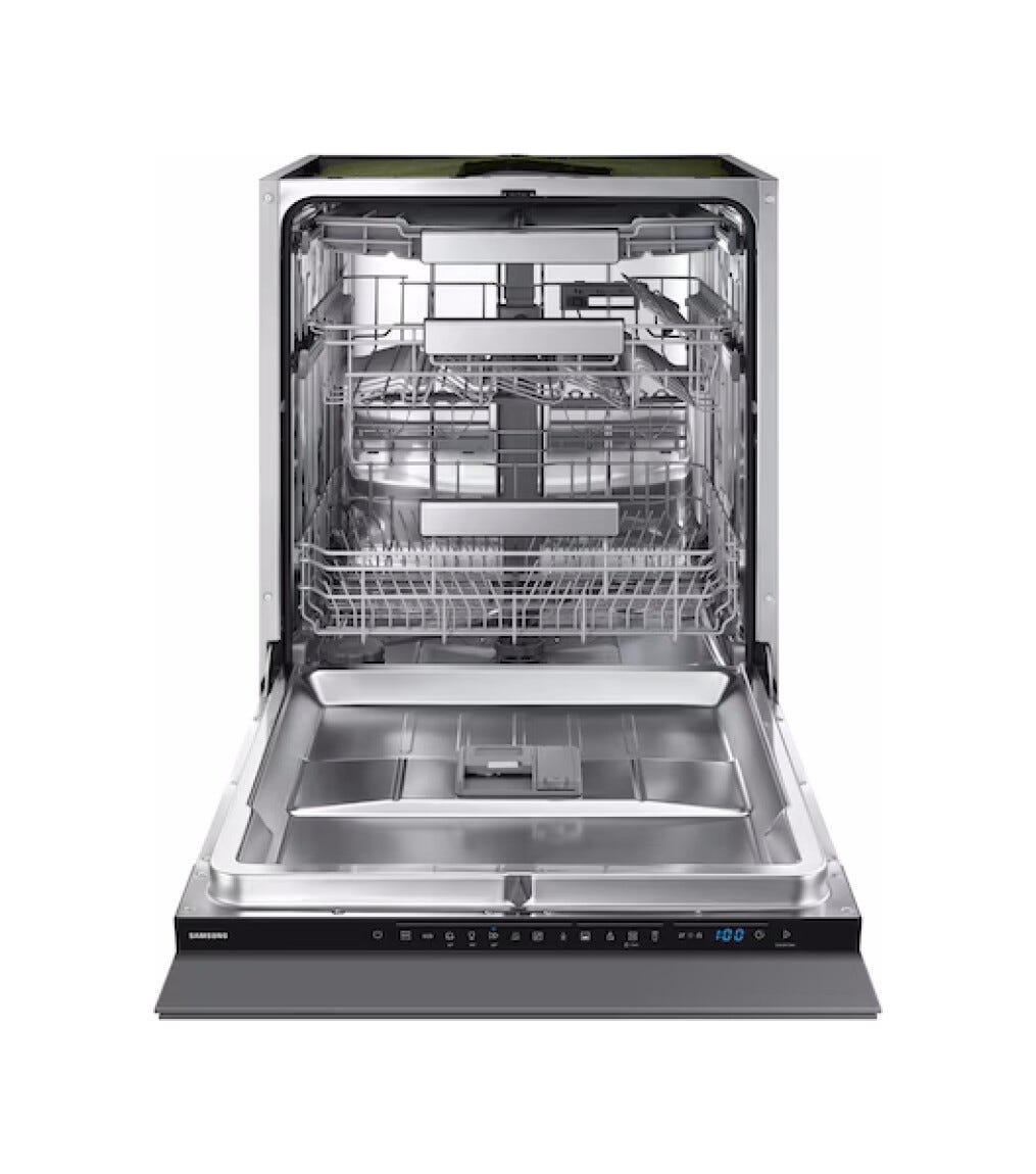 Samsung DW70H73WCI0U1 Lavastoviglie da incasso integrata totale, 14 coperti, classe C, Flex Load, Soft Railing