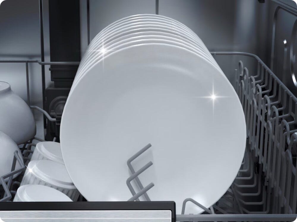 Samsung DW70H73WCI0U1 Lavastoviglie da incasso integrata totale, 14 coperti, classe C, Flex Load, Soft Railing