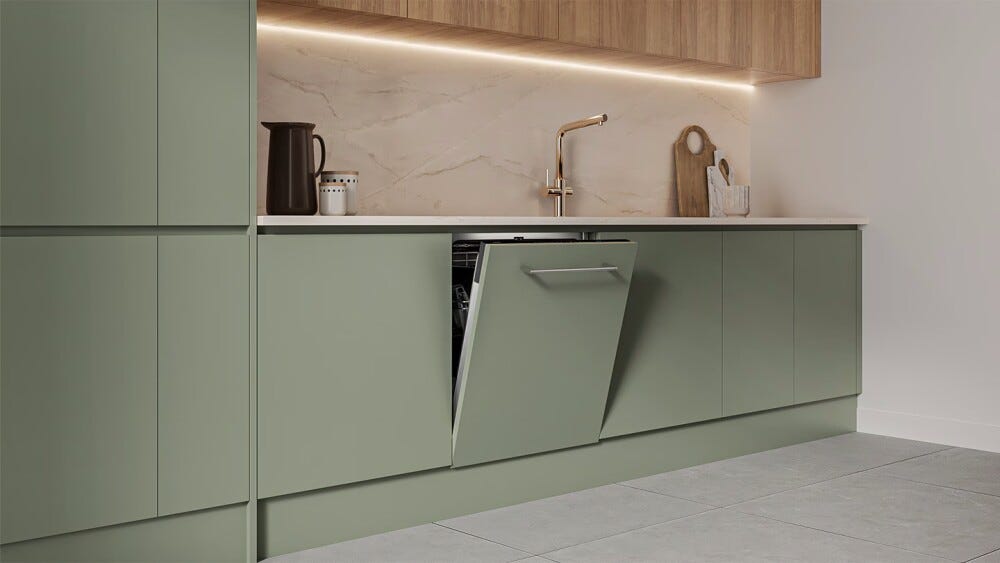 Samsung DW70H73WCI0U1 Lavastoviglie da incasso integrata totale, 14 coperti, classe C, Flex Load, Soft Railing
