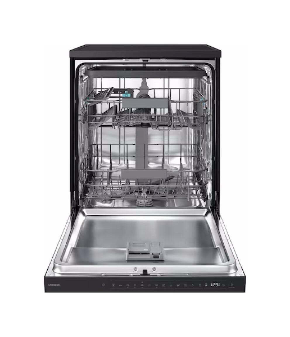 Samsung DW80H73YBFFU1 Lavastoviglie a libera installazione, 14 coperti, classe B, AI Wash, terzo cestello, finitura Antracite