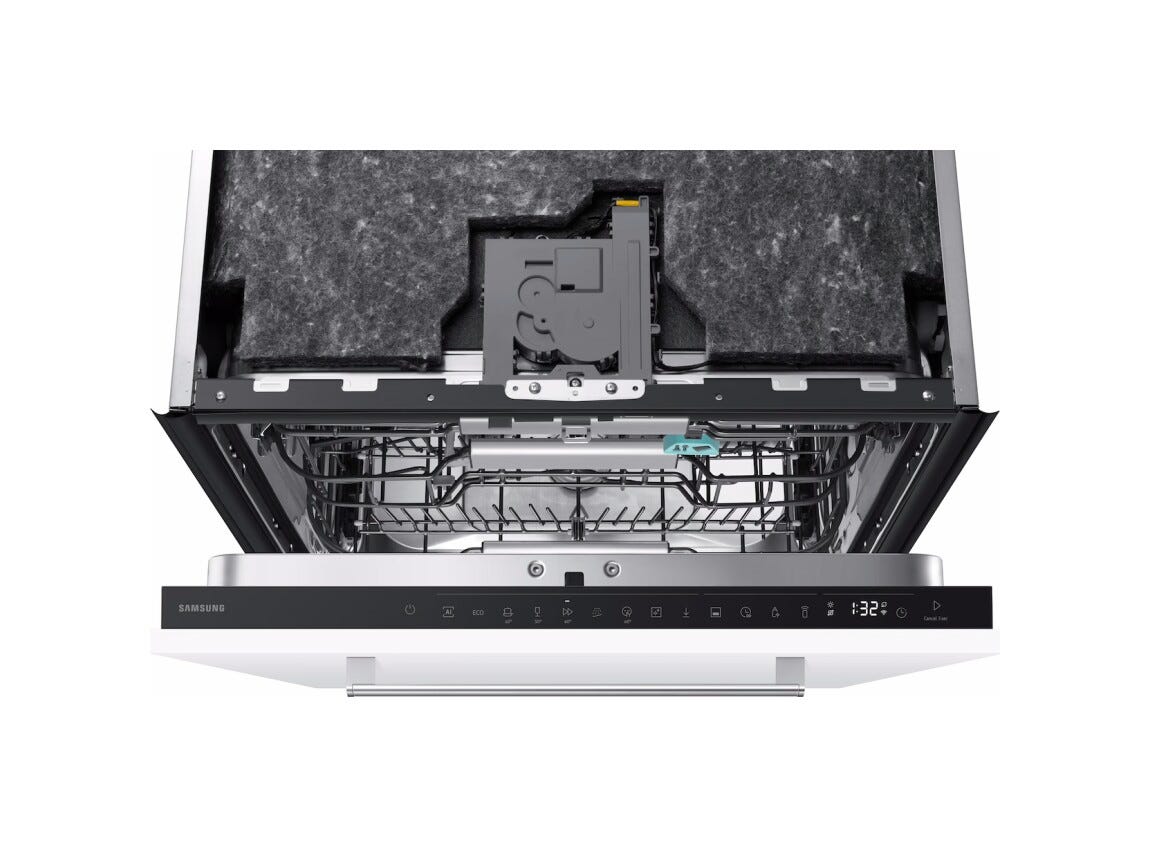 Samsung DW90H79H1B0 Lavastoviglie da incasso integrata totale, 14 coperti, classe A, AI Wash, Auto Open, 9 programmi