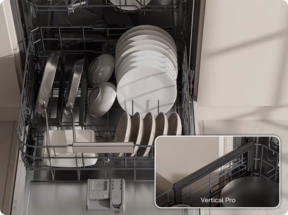 Samsung DW90H79H1B0 Lavastoviglie da incasso integrata totale, 14 coperti, classe A, AI Wash, Auto Open, 9 programmi
