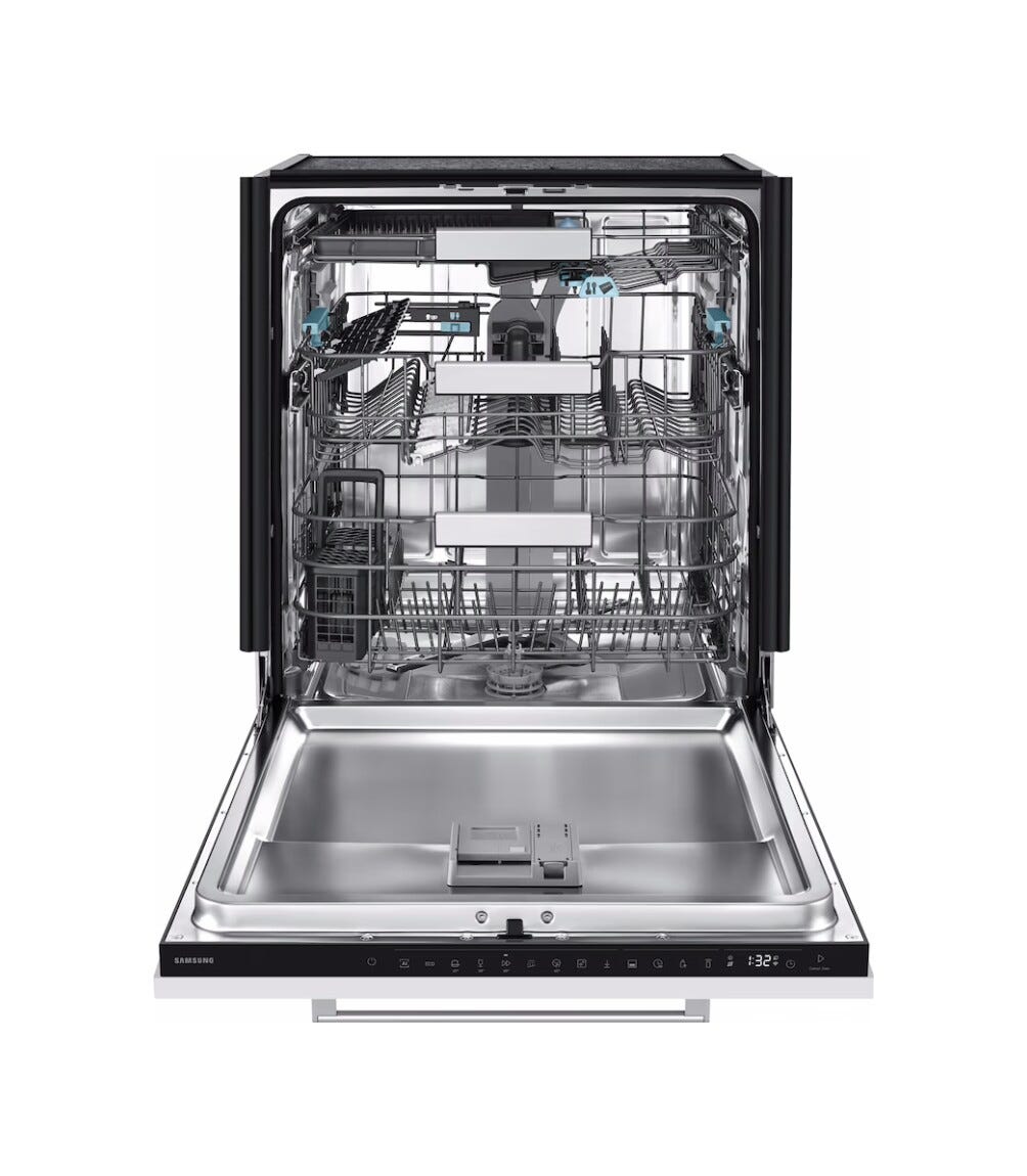 Samsung DW90H79H1B0 Lavastoviglie da incasso integrata totale, 14 coperti, classe A, AI Wash, Auto Open, 9 programmi